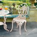 Design Toscano Villa Ravello Rose Garden Cast Iron Bistro Chair: Each SP3464